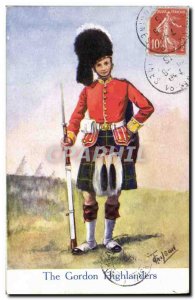 Old Postcard Militaria The Gordon Highlanders