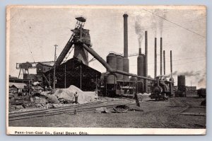 J87/ Canal Dover Ohio Postcard c1910 Penn-Iron Coal Company 317