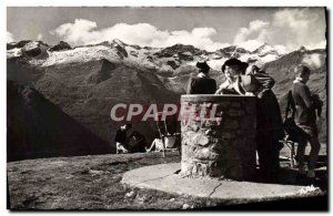 Modern Postcard Luchon Superbagneres Chaine des Pyrenees to the table & # 39o...