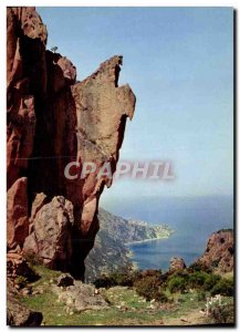 Modern Postcard Corsican Beaute Calanche shredded s Rock & # 39elancant needle