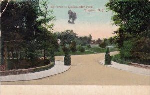 Entrance To Cadwalader Park Trenton New Jersey 1914