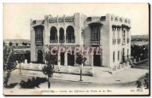 Old Postcard Bizerte Circle Land Army officers and sea