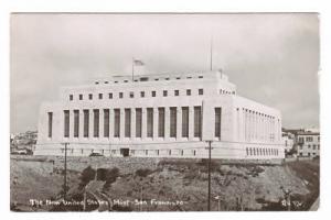 San Francisco CA U.S. Mint Real Photo Vintage Postcard