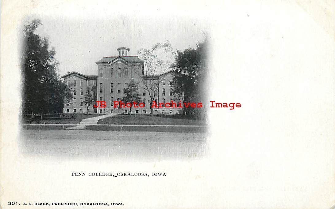 IA, Oskaloosa, Iowa, Penn College, Exterior View, AL Black Pub No 301