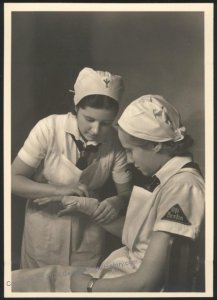 Germany HJ BDM Girl Belief and Beauty  RPPC UNUSED 114388