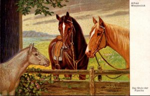 Horses Der Stolz Der Familie The Pride Of The family Alfred Weczerzick