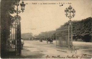 CPA AK PARIS 16e Porte Dauphiné (925519)