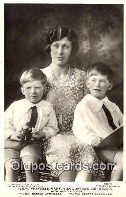 Princess Mary and children British Royalty Unused 