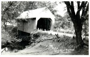 Vermont  Fort Mills  Covered Bridge   RPC