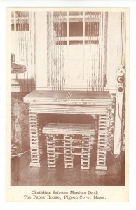 MA - Pigeon Cove. The Paper House, Christian Science Monitor Desk