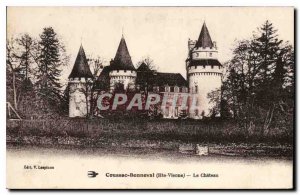 Old Postcard Coussac Bonneval Haute Vienne Le Chateau
