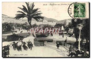 Postcard Old Nice Platform with New Gardens