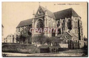 Postcard Old St Nazaire L & # 39eglise St Nazaire