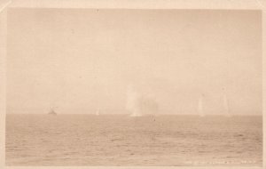 Vintage Postcard 1910's Military Ships Testing Clarke & Muller New York