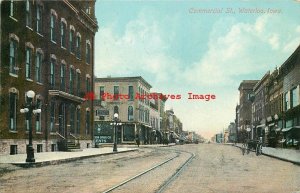 8 Postcards, Waterloo Iowa, Various Views, Streets-Paper Mill-Dry Sewer