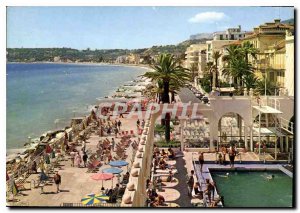 Modern Postcard The Wonderful sites the French Riviera Menton M Pool Casino P...