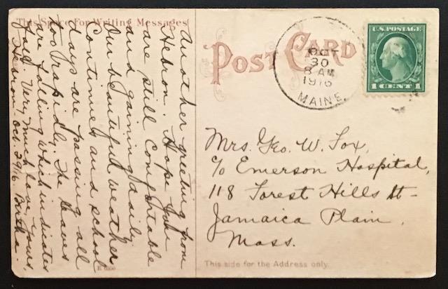 Cape Elizabeth Cape Casino ME 1916 E6556