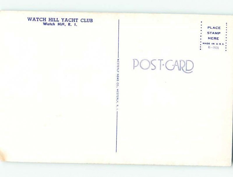 Pre-1980 BUILDING Watch Hill - Near Westerly Rhode Island RI ho1066