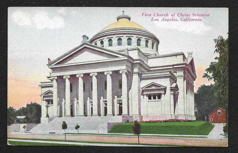 Church of Christ Scientist Los Angeles CA Unused c1910s