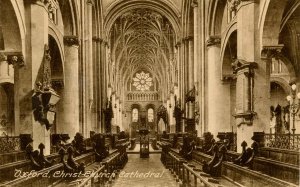 UK - England, Oxford. Christ Church Cathedral, Interior 