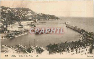 Old Postcard Nice the harbor entrance