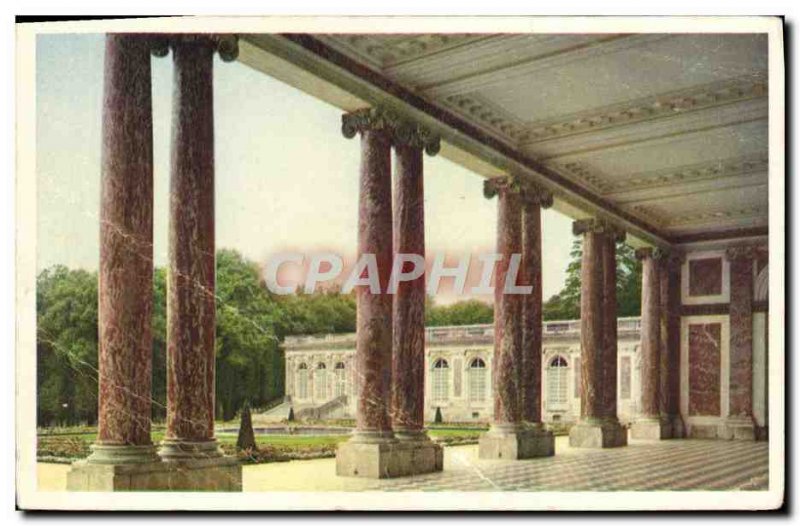 Old Postcard The Grand Trianon The Peristyle