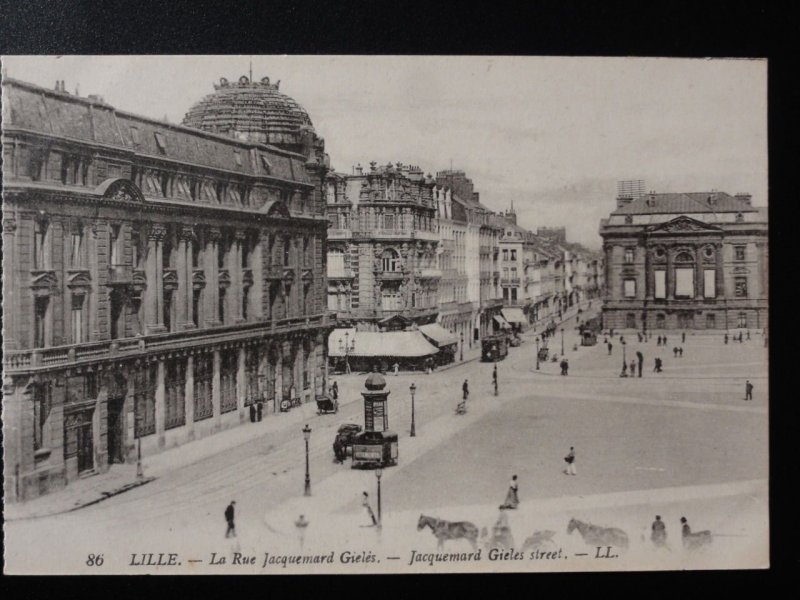 France LL.86 LILLE La Rue Jacquemard Gieles - by Levy, Paris