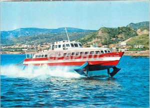 Postcard Modern Messina The hydrofoil boat