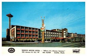 Postcard HOTEL SCENE Seatlle Washington WA AU1360