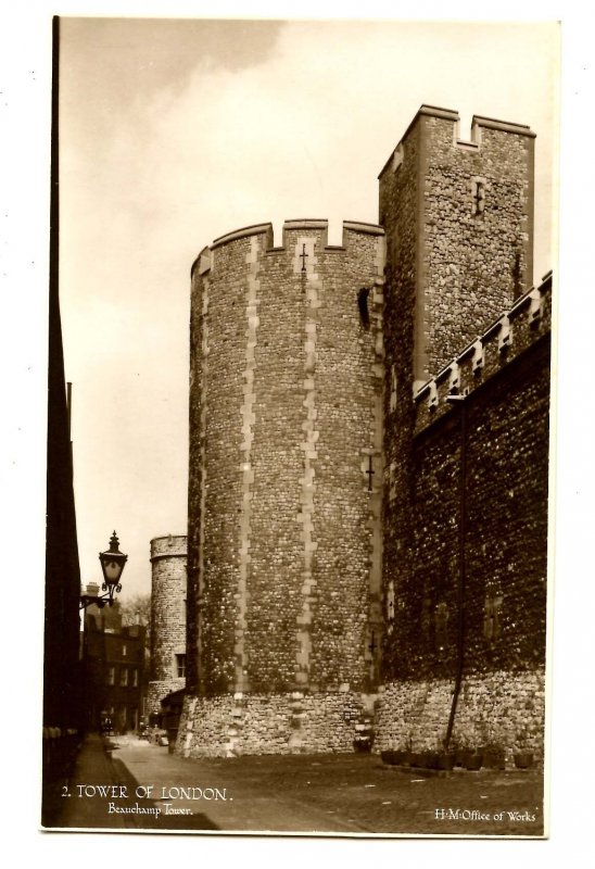 UK - England, London. Tower of London, Beauchamp Tower  RPPC