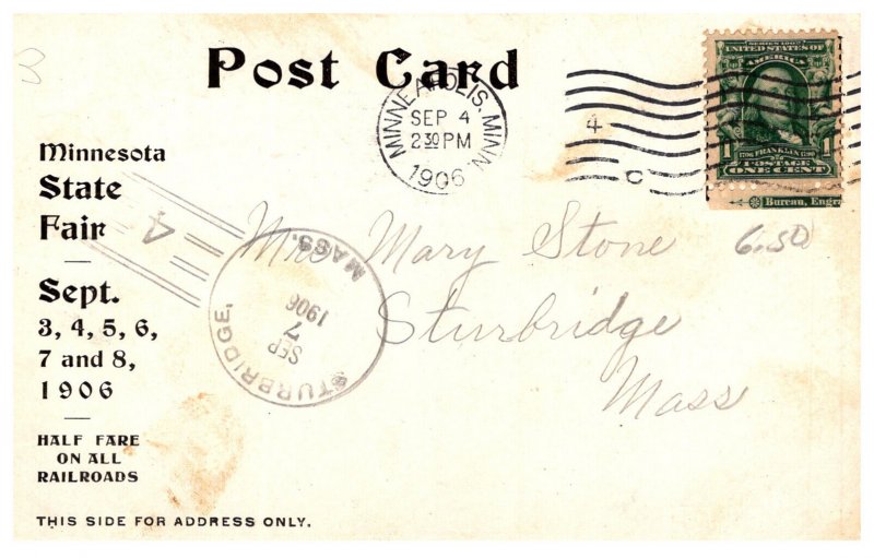 Minnesota  Minneapolis State Fair 1908