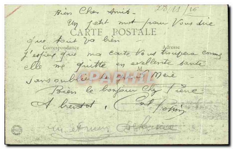 Old Postcard Grandvilliers has a straight Sinet imp Grandvilliers