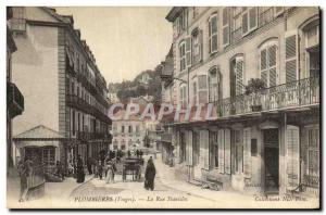 Old Postcard Plombieres La Rue Stanislas