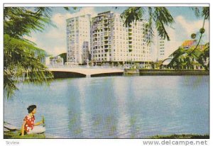 Lady Viewing The River, Recife, Northeast Brazil, 1940-1960s