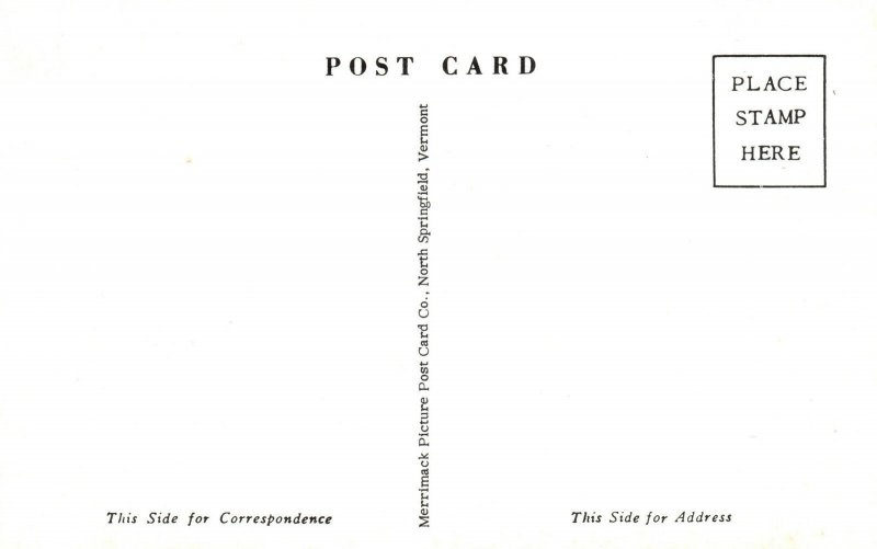 Vintage Postcard Wallkill Central School Campus Building Wallkill New