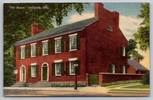 Gallipolis, Ohio - Our House - 1954 - Postcard