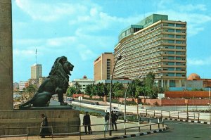 Vintage Postcard The Hilton Hotel Le Caire L'Hotel Hilton Cairo Egypt