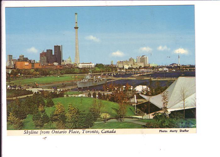 Skyline from Ontario Place, Toronto, Ontario,