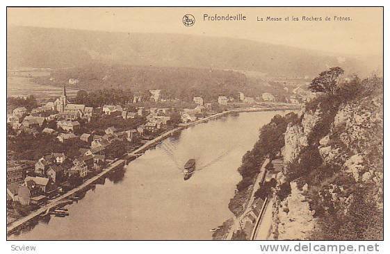 La Meuse Et Les Rochers De Frenes, Profondeville, Namur, Belgium, 1900-1910s