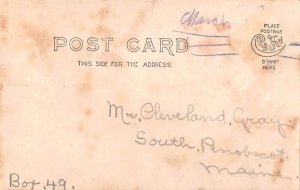 Fort Fairfield Maine Potato Planting Real Photo Vintage Postcard AA28754 
