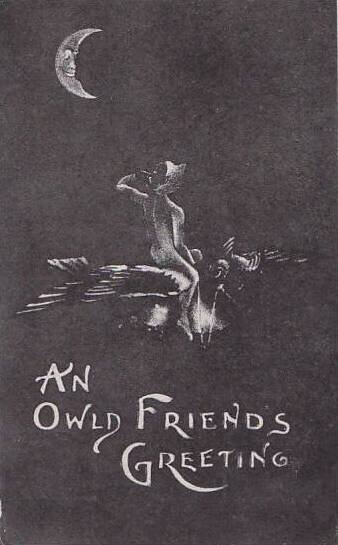 An Owld Friend's Greeting Quarter Moon 1908