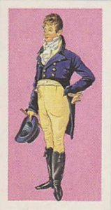 Brooke Bond Vintage Trade Card British Costume 1967 No 30 Man's Day Clot...