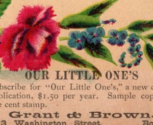 1880s Grant & Brown Our Little One's Child Magazine F147