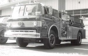 Boliver West Virginia Friendship Fire Department Truck Real Photo PC AA20082