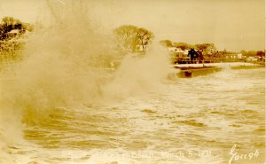 MA - Swampscott. King's Beach, Lynn Shore Drive. March 5, 1931.  *RPPC
