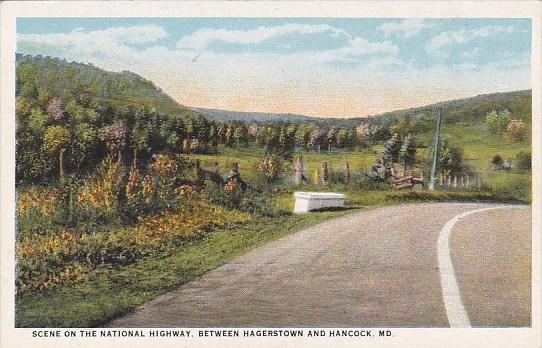 Scene On The National Highway Between Hagerstown And Hancock Maryland