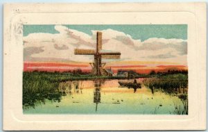 Postcard - Windmill - Art Print