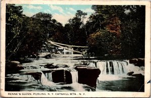Renne's Glenn, Purling NY Catskill Mountains c1919 Vintage Postcard W78