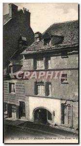 Old Postcard Murat Old house Notre Dame