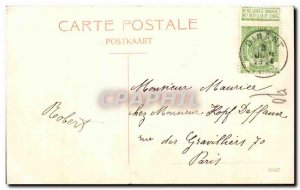 Old Postcard Dinant City Hotel and the Post